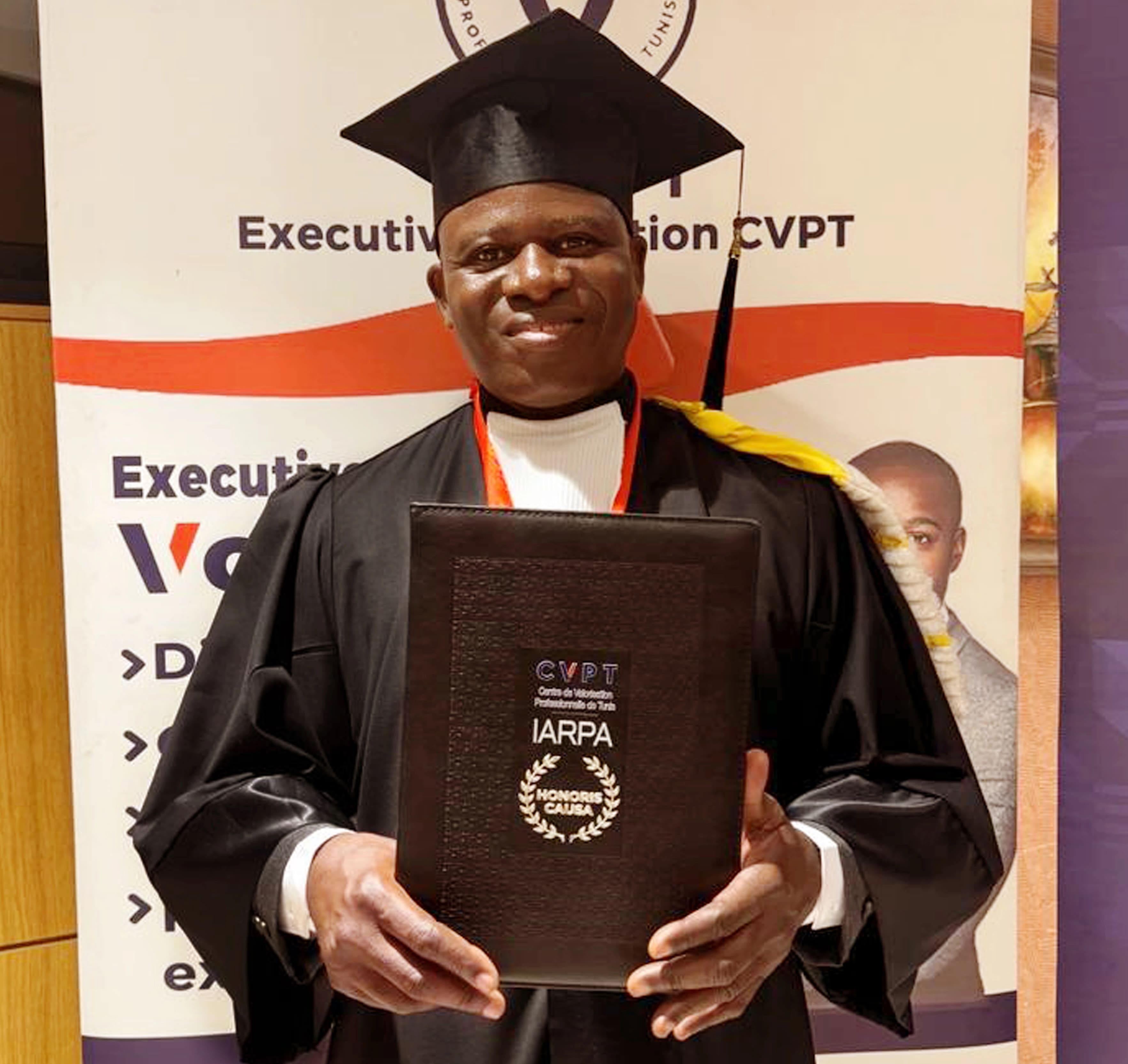 Fabrice Kodjo Ebeh, PhD, distinguished Doctor Hono...
